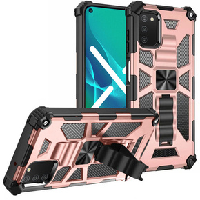 Telefontok a Samsung Galaxy A03s, Armor Kickstand, rózsaszín rose gold