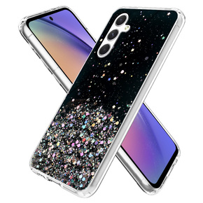 Telefontok a Samsung Galaxy A54 5G, Glittery, fekete