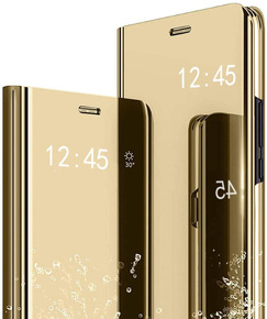 Telefontok a Samsung Galaxy A72 5G, Clear View, arany