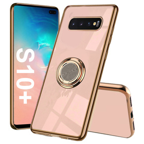 Telefontok a Samsung Galaxy S10+ Plus, Electro Ring, rózsaszín