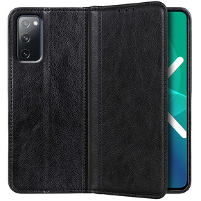 Telefontok a Samsung Galaxy S20 FE, Wallet Litchi Leather, fekete