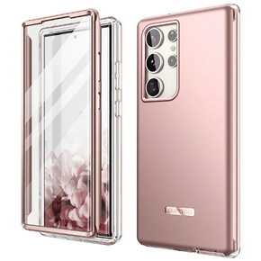 Telefontok a Samsung Galaxy S23 Ultra, Suritch Full Body, rózsaszín rose gold