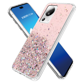 Telefontok a Xiaomi 13 Lite, Glittery, rózsaszín