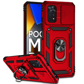 Telefontok a Xiaomi Poco M4 Pro 4G, CamShield Slide, piros