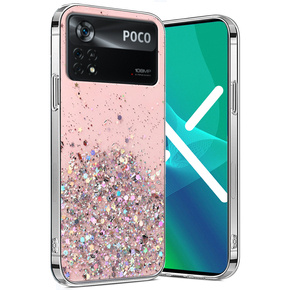 Telefontok a Xiaomi Poco X4 Pro 5G, Glittery, rózsaszín