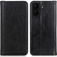 Telefontok a Xiaomi Redmi 13C / Poco C65, Wallet Litchi Leather, fekete