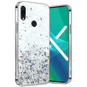 Telefontok a Xiaomi Redmi Note 7, Glittery, átlátszó