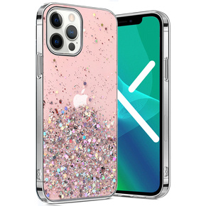 Telefontok a iPhone 13 Pro, Glittery, rózsaszín