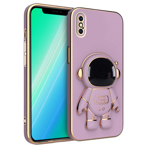 Telefontok a iPhone X / XS, Astronaut, lila