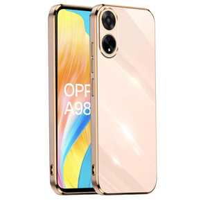 Tojás Oppo A98 5G, Glamour CamShield, rózsaszín rose gold