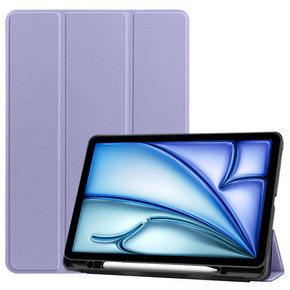 Tok Apple iPad Air 11" 6 gen. 2024 (A2902, Smartcase tolltartóval, lila