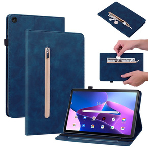 Tok Lenovo Tab M10 10.1 Gen 3, Wallet Pen Slot, kék