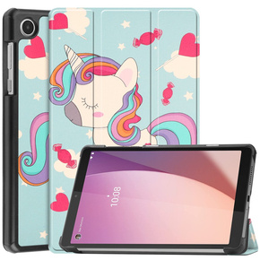 Tok Lenovo Tab M8 Gen 4 TB-300FU, Smartcase, unicorn