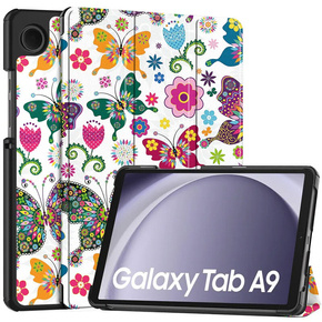 Tok Samsung Galaxy Tab A9, Smartcase, Butterfly