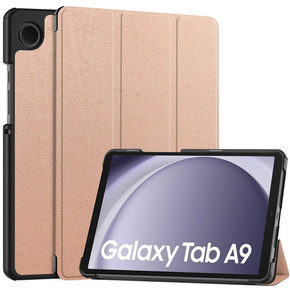 Tok Samsung Galaxy Tab A9, Smartcase, rózsaszín rose gold