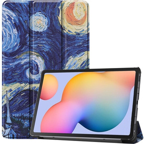Tok Samsung Galaxy Tab S6 Lite, Smartcase, painted pattern