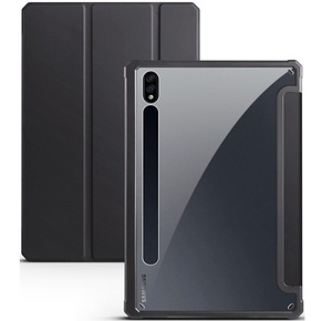 Tok Samsung Galaxy Tab S7 Plus / Tab S7 FE, Smartcase Hybrid, tolltartó résszel, fekete