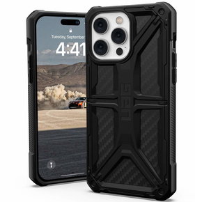 Tok Urban Armor Gear iPhone 14 Pro Max, Monarch, carbon fekete