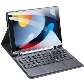 Tok + billentyűzet iPad 10.2 2021/2020/2019, Dux Ducis Magnetic Keyboard, fekete