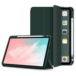 Tok iPad Air 4 2020 / Air 5 2022 10.9", Smartcase tolltartóval, zöld