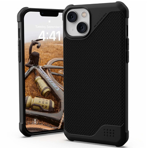 Urban Armor Gear Telefontok a iPhone 14 Plus, Metropolis LT MagSafe Fibr Armr, fekete