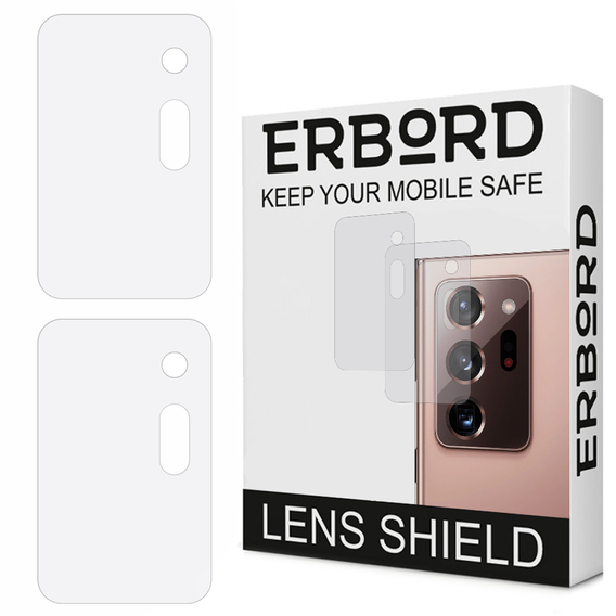 2x ERBORD edzett üveg a kamera számára, hogy Samsung Galaxy Note 20 Ultra