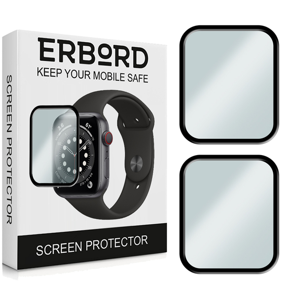 2x ERBORD hibrid üveg a Apple Watch 4/5/6/SE 44mm