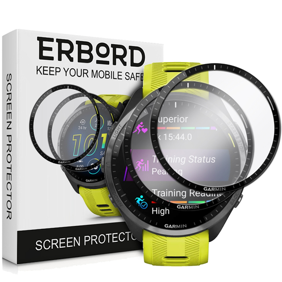 2x ERBORD hibrid üveg a Garmin Forerunner 965