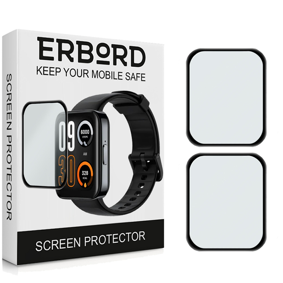 2x ERBORD hibrid üveg a Realme Watch 3 Pro