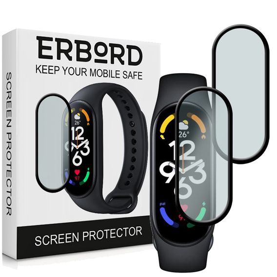 2x ERBORD hibrid üveg a Xiaomi Mi Band 7/7 NFC