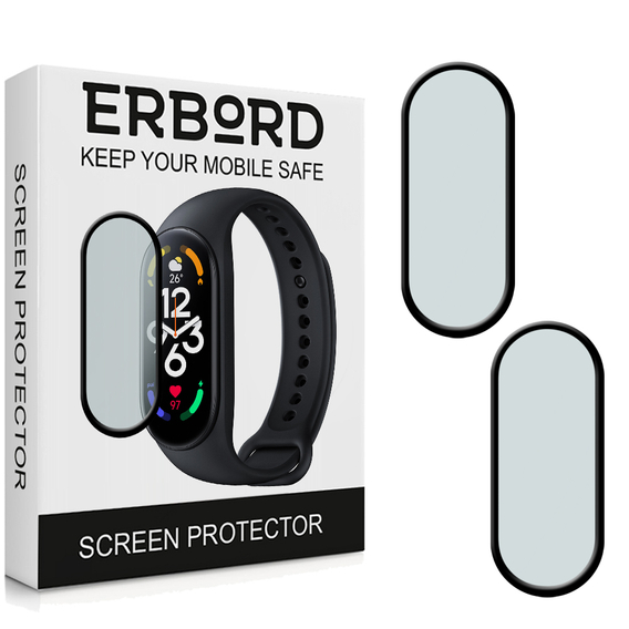 2x ERBORD hibrid üveg a Xiaomi Mi Band 7/7 NFC