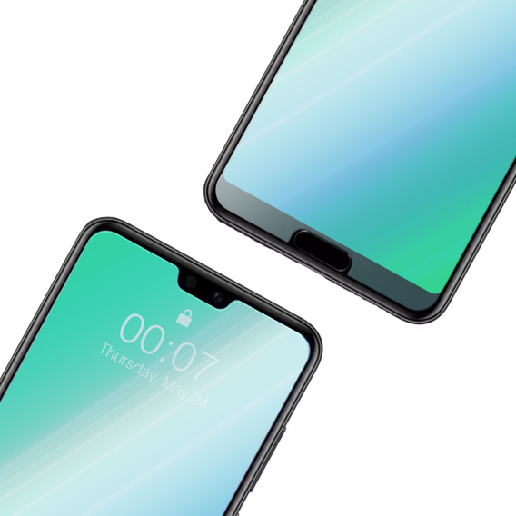 2x edzett üveg a Huawei P20 Pro, ERBORD 9H Hard Glass a képernyőn