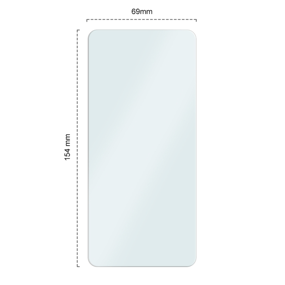 2x edzett üveg a Samsung Galaxy A52 / A52s, ERBORD 9H Hard Glass a képernyőn