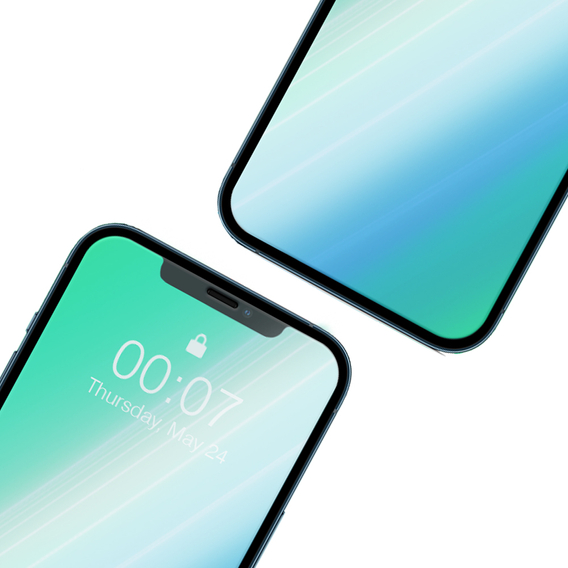 2x edzett üveg a iPhone 11 Pro Max, ERBORD 9H Hard Glass a képernyőn