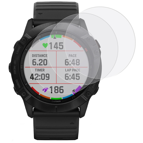 3x ERBORD hidrogél fólia Garmin Fenix 6X/6X Pro