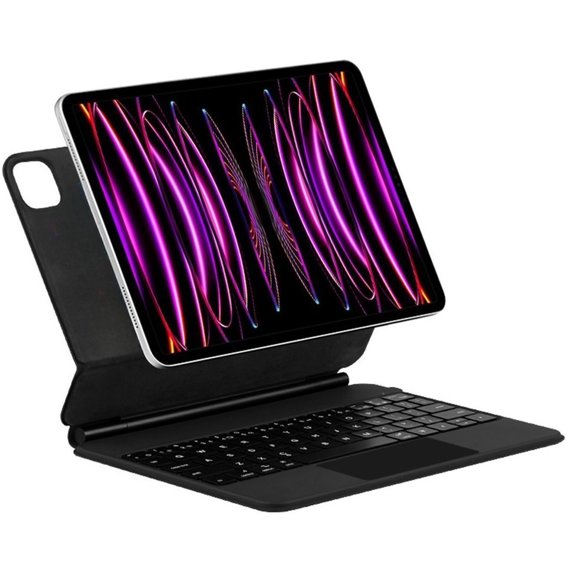 Billentyűzet tok iPad Pro 11" 2022/2021/2020, Magnetic Keyboard Touchpad, fekete