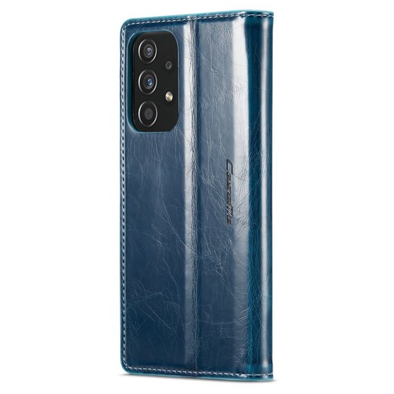 CASEME flip tok Samsung Galaxy A33 5G, Waxy Textured, kék