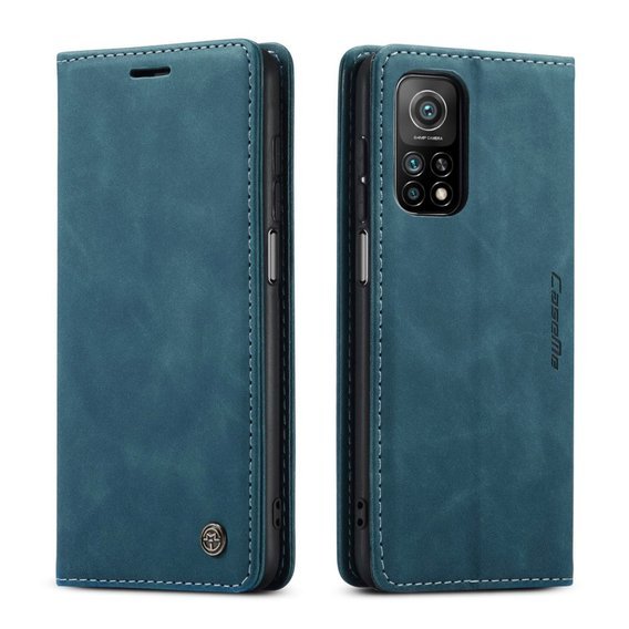 CASEME tok Xiaomi Mi 10T 5G / Mi 10T Pro 5G, Leather Wallet Case, zöld