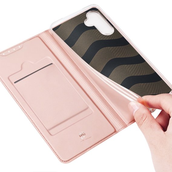 Dux Ducis Telefontok a Samsung Galaxy A34 5G, Skinpro, rózsaszín rose gold