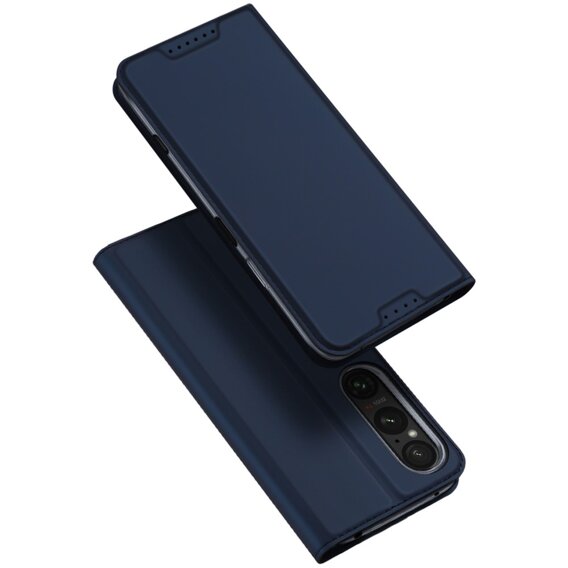 Dux Ducis Telefontok a Sony Xperia 1 VI, Skinpro, sötétkék