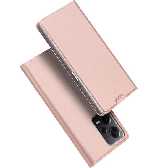 Dux Ducis Telefontok a Xiaomi Redmi Note 12 Pro+ 5G, Skinpro, rózsaszín rose gold