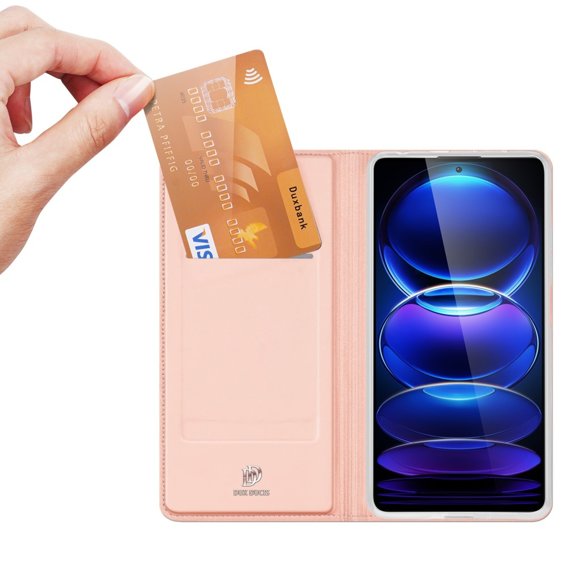 Dux Ducis Telefontok a Xiaomi Redmi Note 12 Pro+ 5G, Skinpro, rózsaszín rose gold