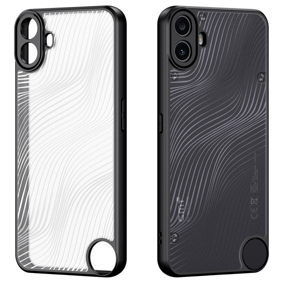 DuxDucis tok Nothing CMF Phone 1, Aimo case, átlátszó / fekete