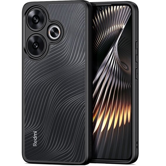 DuxDucis tok Xiaomi Poco F6, Aimo case, átlátszó / fekete