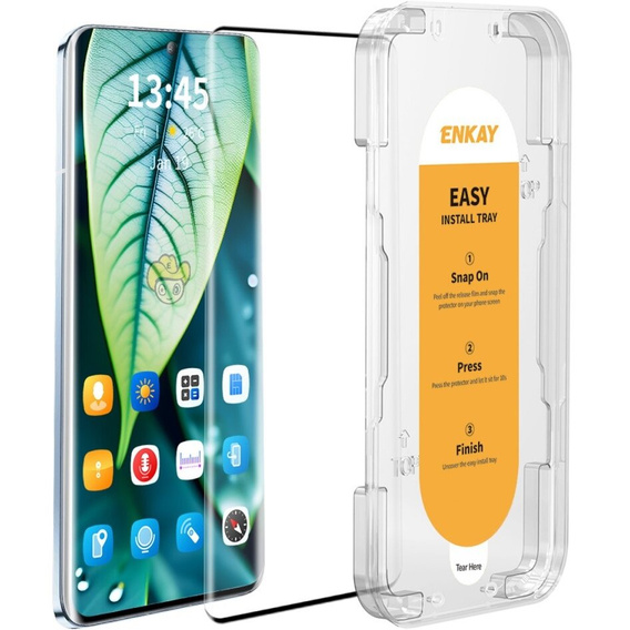 ENKAY edzett üveg Honor Magic 6 Lite 5G, fekete