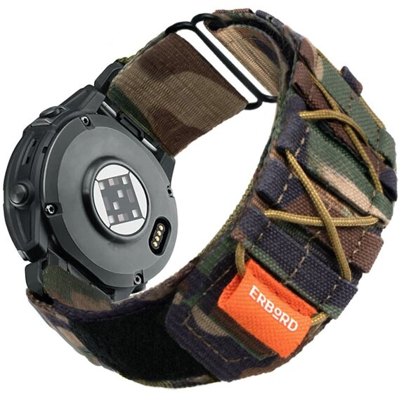 ERBORD Quickfit Nylon heveder a Garmin Fenix 5X/6X/6X PRO/7X, kék