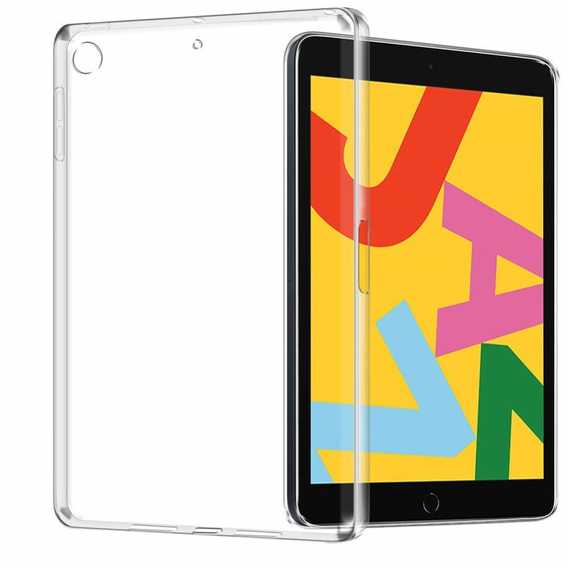 Etui Silikonowe do iPad 7/8/9 10.2 2019/2020/2021, Przezroczyste