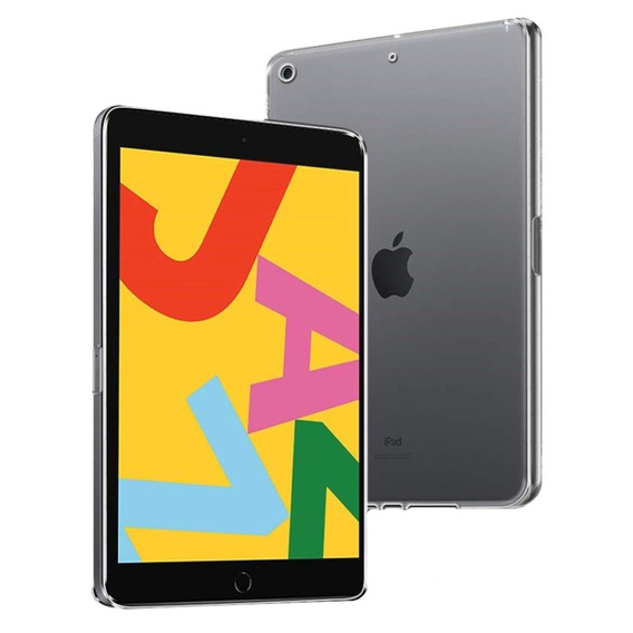 Etui Silikonowe do iPad 7/8/9 10.2 2019/2020/2021, Przezroczyste