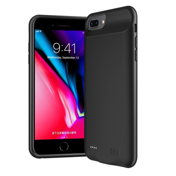 Etui z Baterią 8000mAh do iPhone 8 Plus/7 Plus/6s Plus/6 Plus - Black