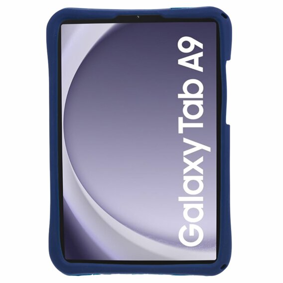 Gyermek szilikon tok Samsung Galaxy Tab A9 T220 X110 / X117, páncélozott, asztronauta, tengerészkék